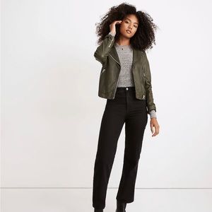 Madewell Slim wide leg crop jeans